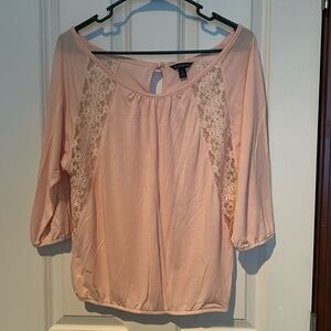 AE Outfitters Lacy inset top